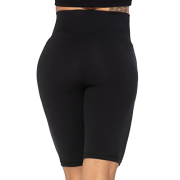 Sunzel 10-Inch Biker Shorts for Women with Pockets