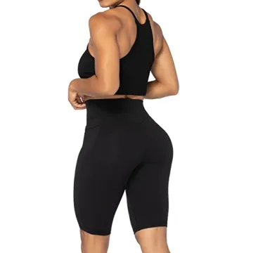 Sunzel 10-Inch Biker Shorts for Women with Pockets