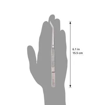 Beaditive 6-inch Sewing Machine Tweezers Set - 3PC Professional Tools