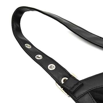 Charmian Retro Gothic Crop Top Bra for Clubwear