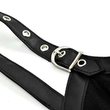 Charmian Retro Gothic Crop Top Bra for Clubwear