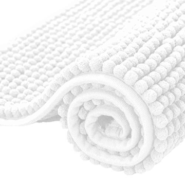 Subrtex Bathroom Rugs - Soft Chenille Bath Mat for Luxurious Comfort