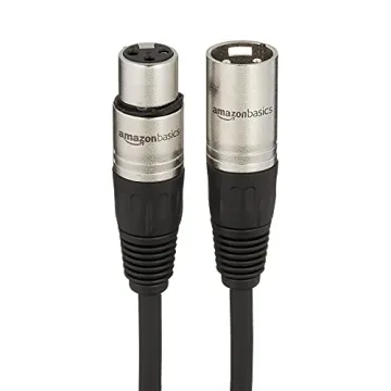 10ft XLR Microphone Cable - All Copper, Ideal for Studios