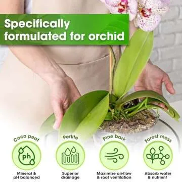 DUSPRO Orchid Potting Mix for Healthy Plants and Blooms
