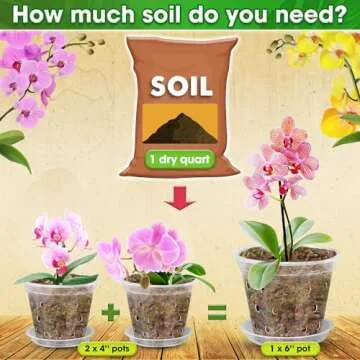 DUSPRO Orchid Potting Mix for Healthy Plants and Blooms