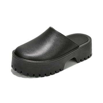 KK PAIR OF KINGS Black Platform Sandals - Stylish Comfort