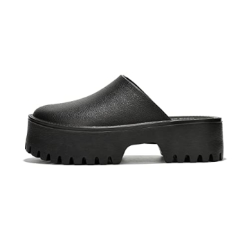 KK PAIR OF KINGS Black Platform Sandals - Stylish Comfort