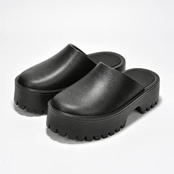 KK PAIR OF KINGS Black Platform Sandals - Stylish Comfort