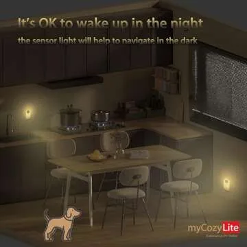 Night Light, 2 Pack, Warm Hue, Night Lights Plug into Wall, Dusk to Dawn Sensor, Auto Dimming, Plug in Night Lights for Kids, Adults, LED Night lights for Kitchen, Bathroom, Bedroom, Hallways