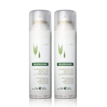 Klorane Dry Shampoo with Oat Milk, Ultra-Gentle Duo Set, 3.2 oz (Pack of 2)
