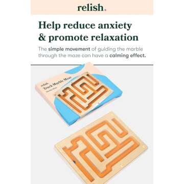 Relish - Marble Maze Track Game - Alzheimer's/Dementia Games & Activities for Elderly/Seniors, Improving Skills & Coordination