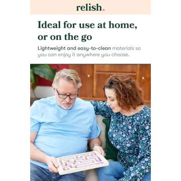 Relish - Marble Maze Track Game - Alzheimer's/Dementia Games & Activities for Elderly/Seniors, Improving Skills & Coordination