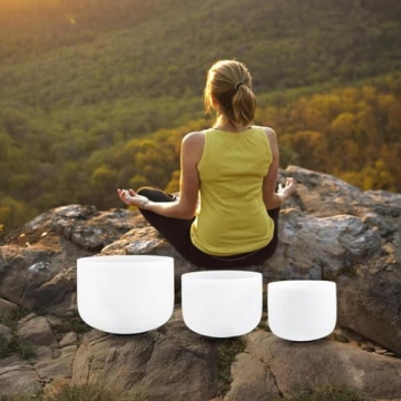 RYAN DVAN 432HZ Crystal Singing Bowl Set for Mindfulness