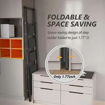 Lightweight 5 Step Ladder for Easy Household Access