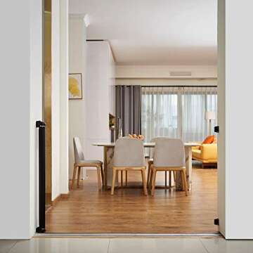Extra Wide Retractable Baby Gate for Home Safety