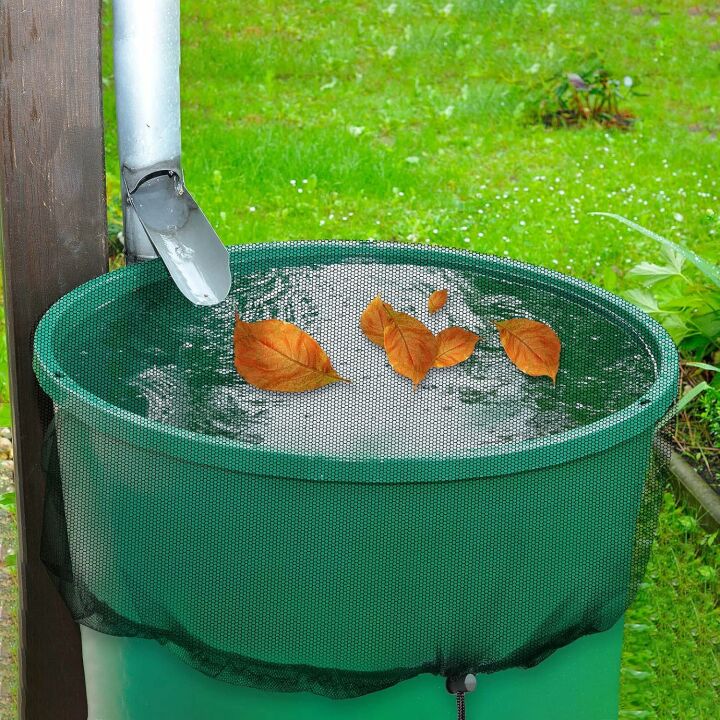 Rain Barrel Mesh Cover Set - 3 Pieces, 37.4" Diameter
