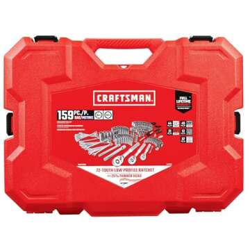 CRAFTSMAN 159 Piece Mechanics Tool Set (CMMT12125)
