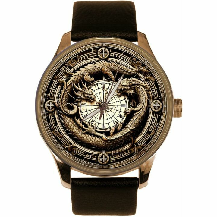 Golden Dragon Metallic Dial 40mm Men's Watch