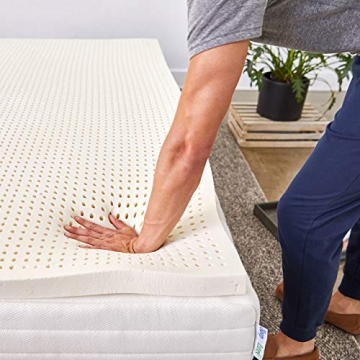 Eco-Friendly Soft Natural Latex Mattress Topper King Size