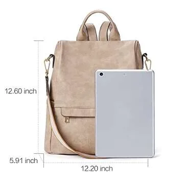 CLUCI Women’s Anti-theft Backpack Purse for Travel