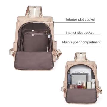CLUCI Women’s Anti-theft Backpack Purse for Travel