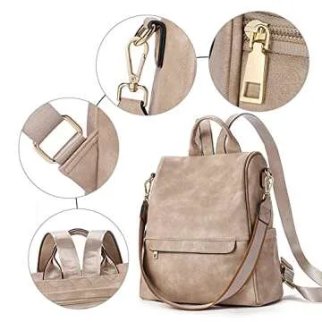 CLUCI Women’s Anti-theft Backpack Purse for Travel