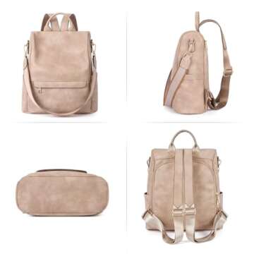 CLUCI Women’s Anti-theft Backpack Purse for Travel