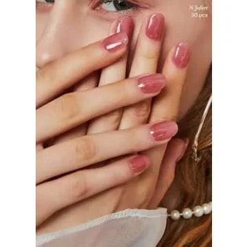 Ohora Semi Cured Gel Nail Strips Pink N Juliet