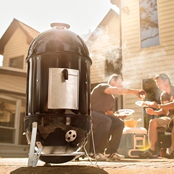 Weber 18-Inch Smokey Mountain Cooker Black Charcoal Smoker