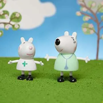 Peppa Pig Dr. Polar Bear Figure Pack - 8 Figures Included