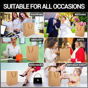 EUSOAR Kraft Gift Bags 30pcs Eco-Friendly Packaging