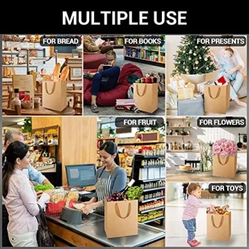 EUSOAR Kraft Gift Bags 30pcs Eco-Friendly Packaging