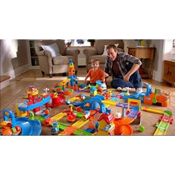 VTech Go! Go! Smart Wheels Train Set for Creative Fun
