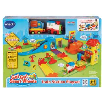 VTech Go! Go! Smart Wheels Train Set for Creative Fun