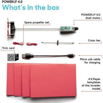 POWERUP 4.0 Smartphone Controlled Paper Plane Kit