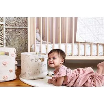 Stylish Pehr Pint Blush Pom Pom for Nursery Storage