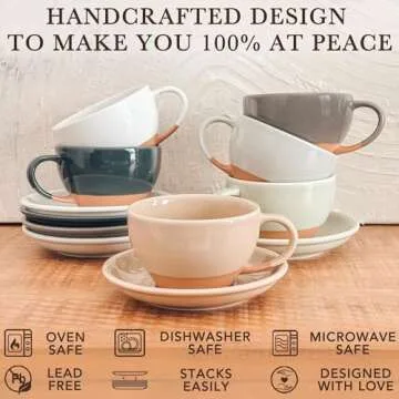 Mora Ceramic Latte Art Mug For Perfect Pouring