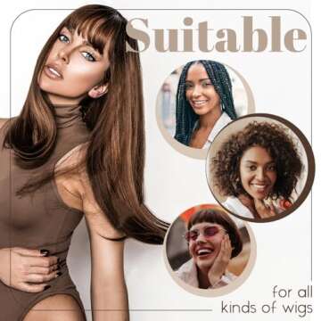 MYKURS Brown Wig Caps for Lace Front Wig | 24 PCS