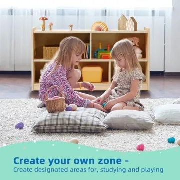 OOOK Montessori Shelf - 5-Section Kids Storage Cabinet