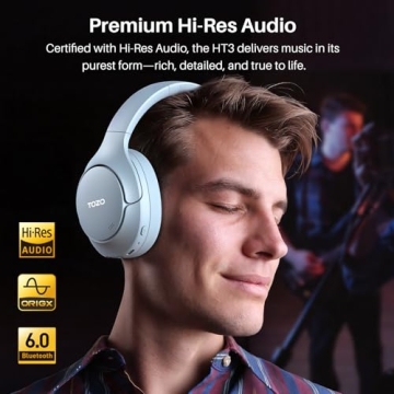 TOZO HT3 Hybrid Noise Cancelling Headphones for All