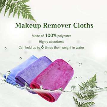 Nugilla Eco-Friendly Makeup Remover Cloths - 3 Pack