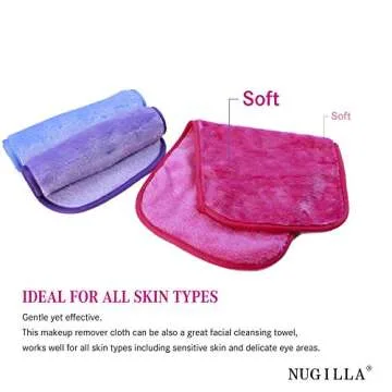 Nugilla Eco-Friendly Makeup Remover Cloths - 3 Pack
