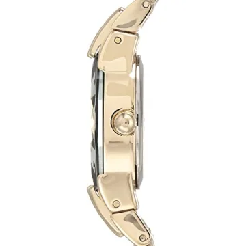 Elegant Armitron Women's Bracelet Watch - Black/Gold Tone