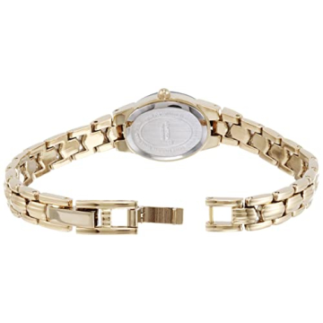 Elegant Armitron Women's Bracelet Watch - Black/Gold Tone