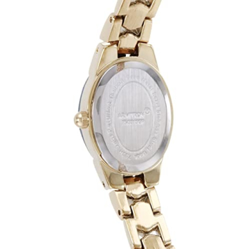 Elegant Armitron Women's Bracelet Watch - Black/Gold Tone