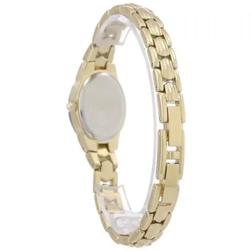 Elegant Armitron Women's Bracelet Watch - Black/Gold Tone