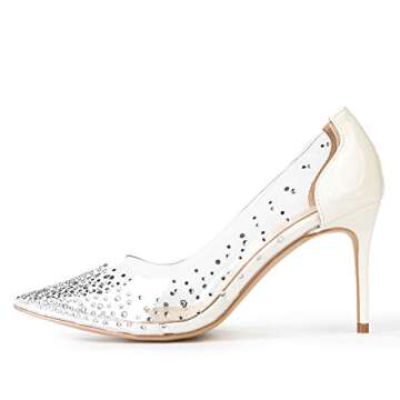 Miluoro Rhinestones High Heels for Women - Elegant Party Shoes