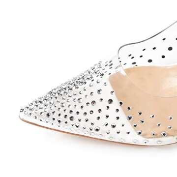 Miluoro Rhinestones High Heels for Women - Elegant Party Shoes