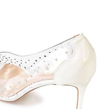 Miluoro Rhinestones High Heels for Women - Elegant Party Shoes