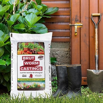 Brut Organic Worm Castings - 30 Lb for Vibrant Gardens